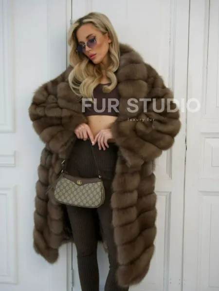 Шуба из куницы - фото 0