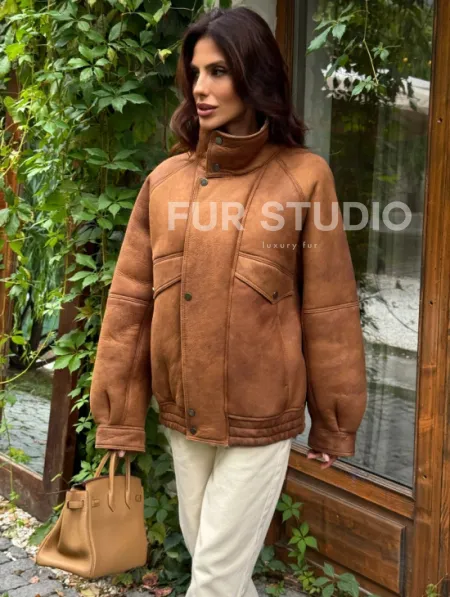 Дубленка женская 2026 - фото 3