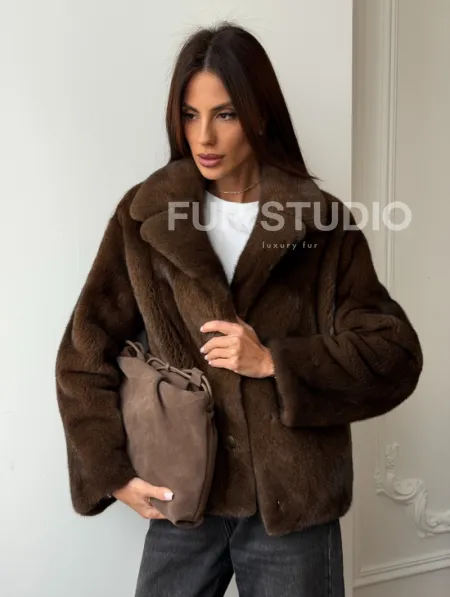 Норковый пиджак - фото 9