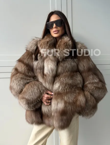 Полушубок из финской лисы - фото 13