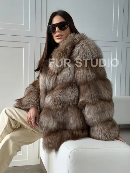 Полушубок из финской лисы - фото 10