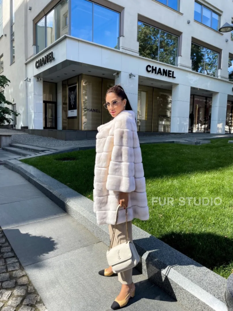 Шуба из кролика рекс - фото 3