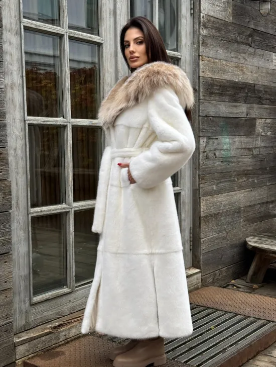 Шуба Халат из норки 