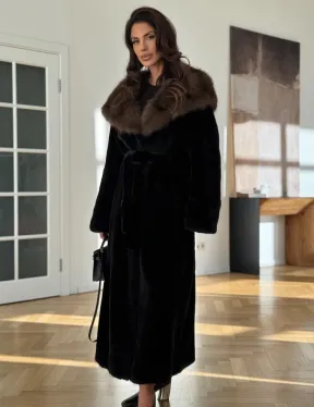 Шуба из меха норки BLACKGLAMA - фото 8