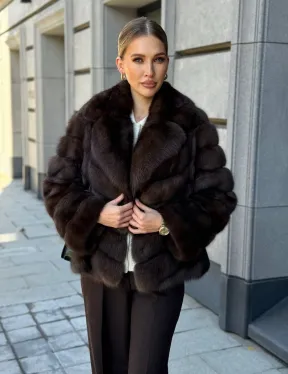 Полушубок из соболя - фото 9