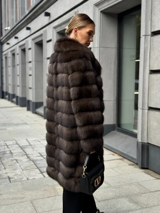 Шуба из соболиного меха - фото 14