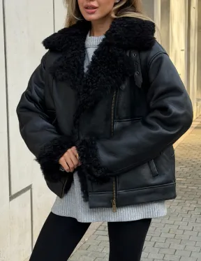 Дубленка авиатор зимняя - фото 7