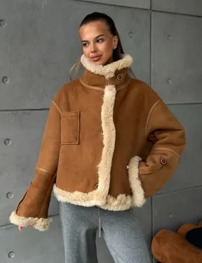 Дубленка - куртка двухсторонняя - фото 13