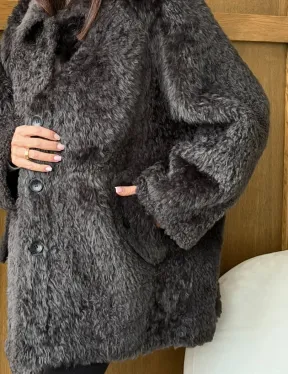 Шуба из овчины - натуральная - фото 1