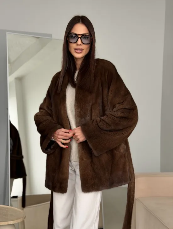 Модная норковая шуба 2026 - фото 11